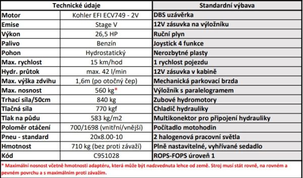 Nakladač MultiONE 2.3 EFI - Image 6