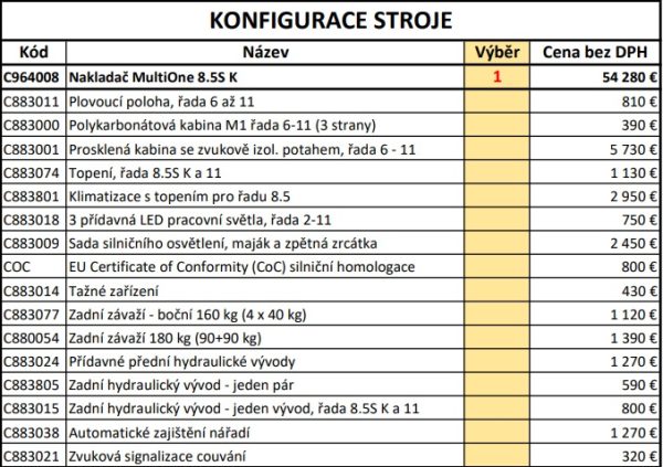 Nakladač MultiONE 8.5S K - Image 18